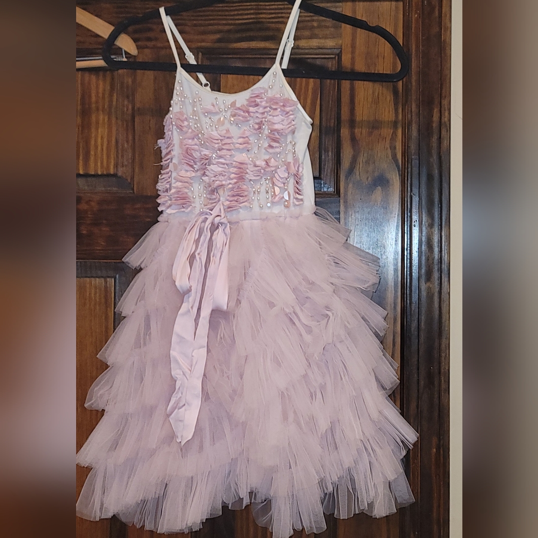 Ttdm Tutu Du Monde Tulle Blush Pink 6-7 Hi Low